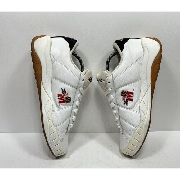 Vintage 90s University Of Maryland Customatix‎ Shoes Men’s Size 9 White Leather main image 7